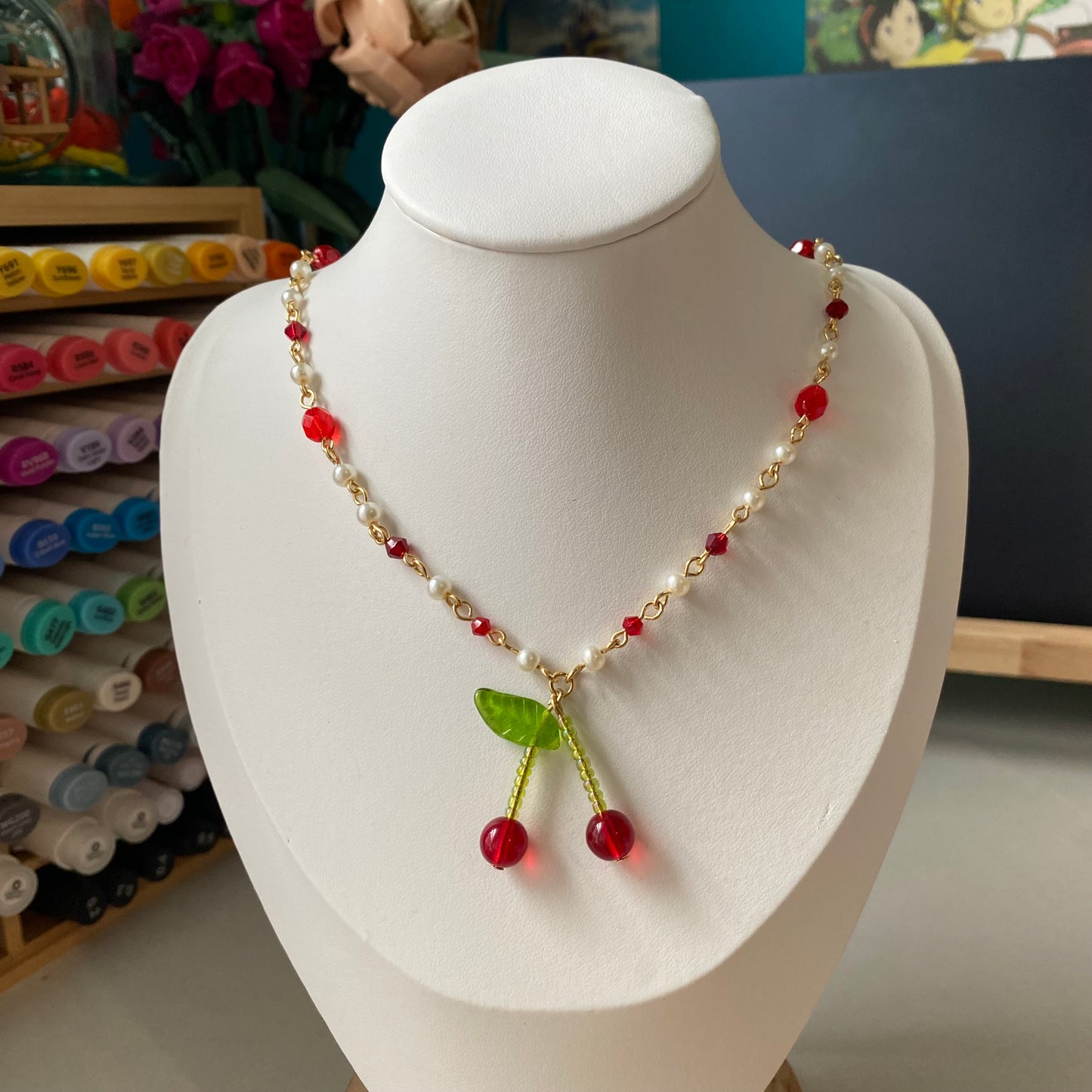 cherry necklace #2