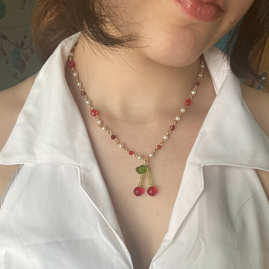 cherry necklace #2