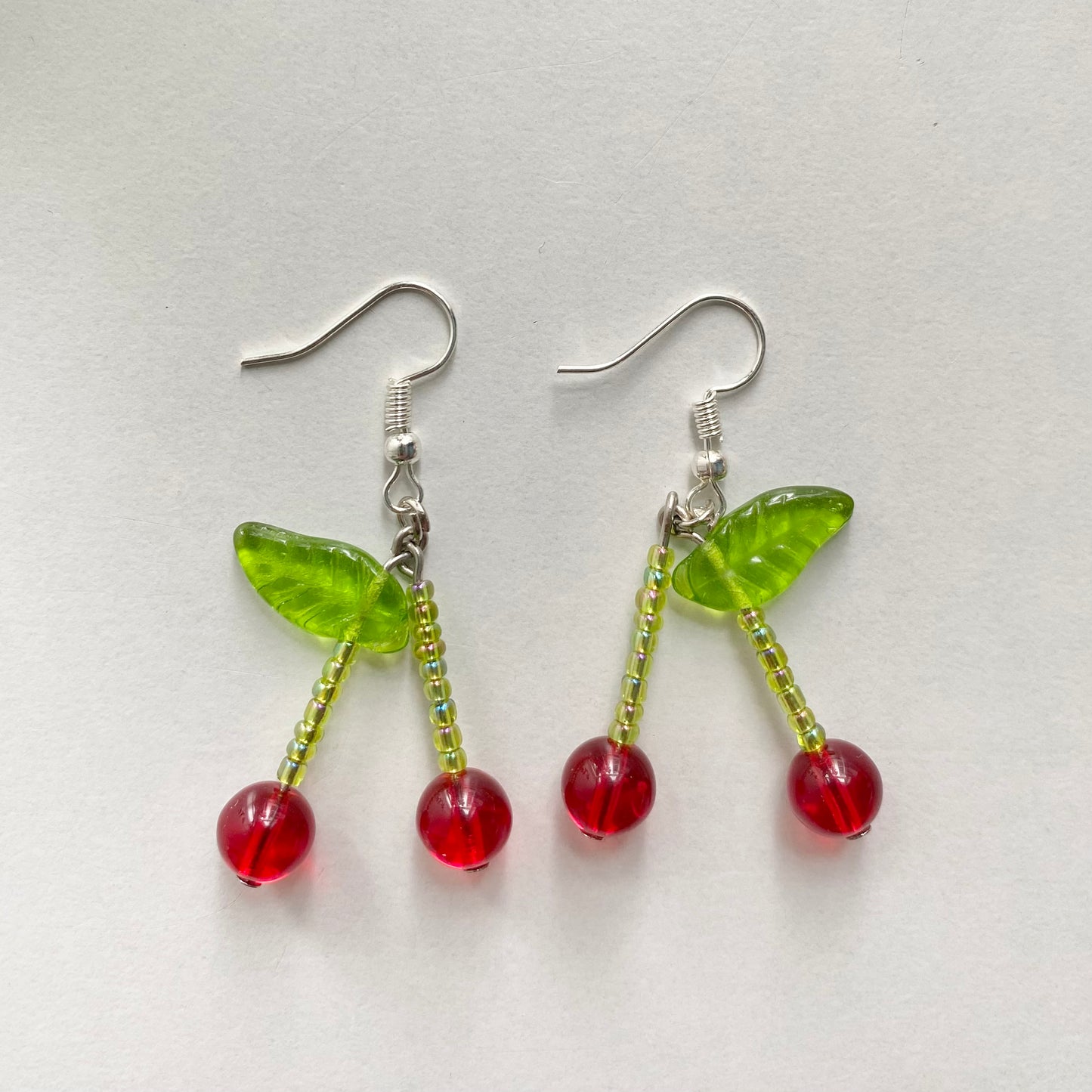 cherry earrings