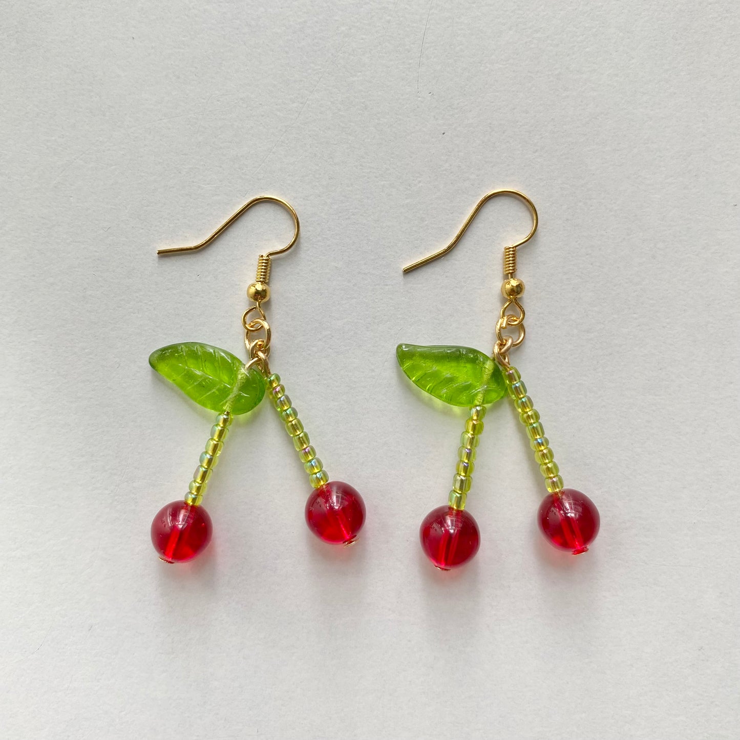 cherry earrings